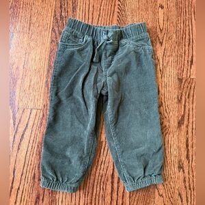 Carter's Boy Green Casual Corduroy Joggers - Size 18 months